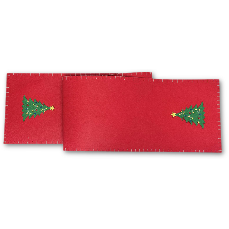 FELT CHRISTMAS TREE RUNNER