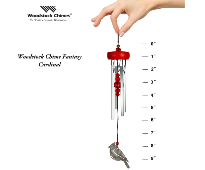 WOODSTOCK CHIME FANTASY CARDINAL