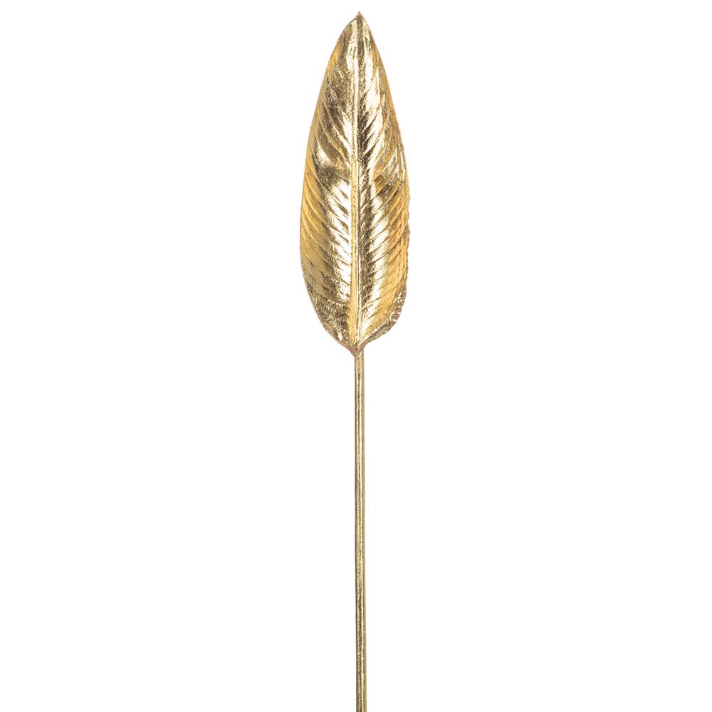 30'' BIRD OF PARADISE LEAF SPRAY GOLD
