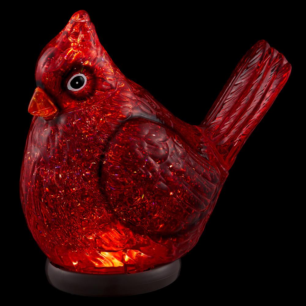 7'' CARDINAL WITH LIGHT RED