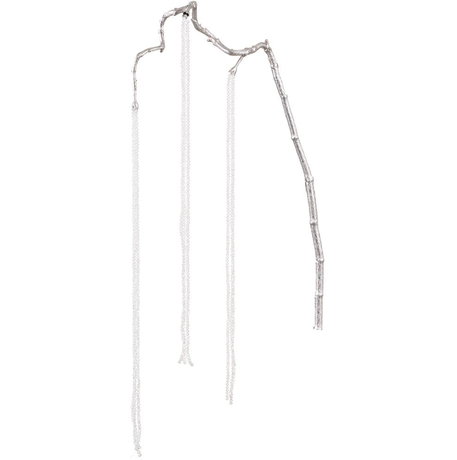 40'' BEADED AMARANTHUS HANGING SPRAY CLEAR