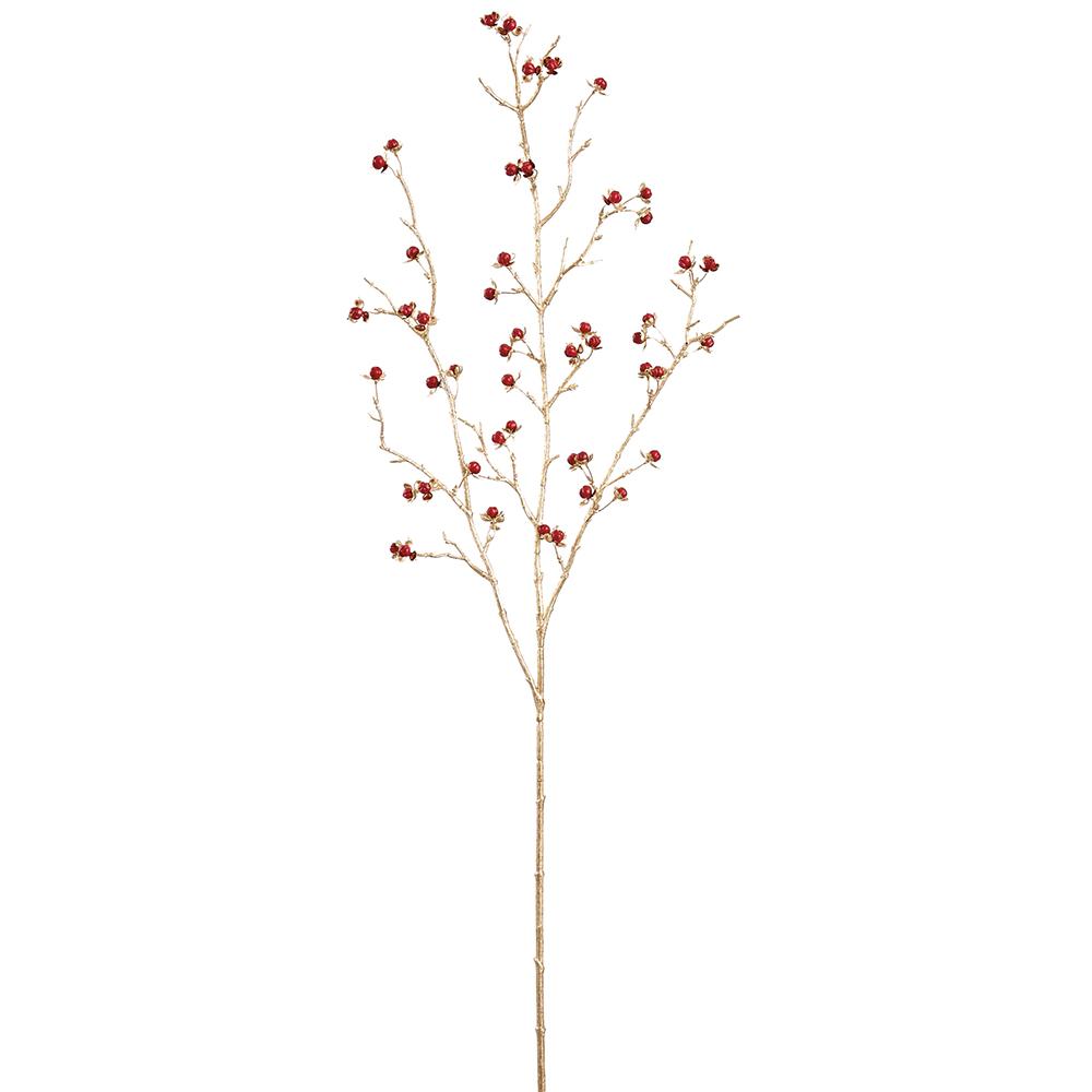 37'' BERRY SPRAY RED AND GOLD