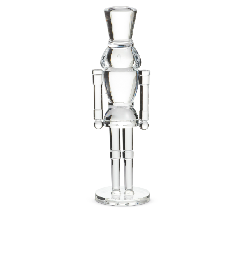 12'' CLEAR ACRYLIC NUTCRACKER