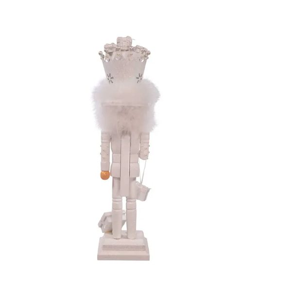 18" Hollywood Nutcrackers™ White King With Gifts Nutcracker