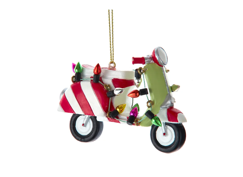 ITALIAN CHRISTMAS VESPA ORNAMENT