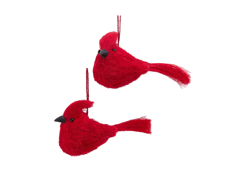 RED CARDINAL ORNAMENT