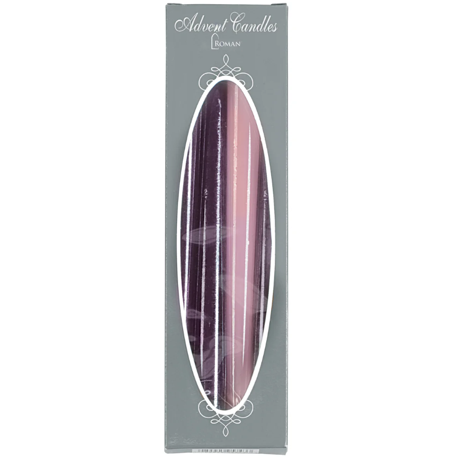 10'' 4PC SET ADVENT CANDLES