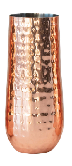 ROUND STAINLESS STEEL HAMMRED FLUTE COOPER