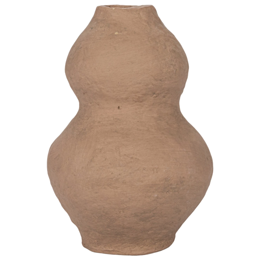 DECORATIVE HANDMADE VASE DUSTY ROSE