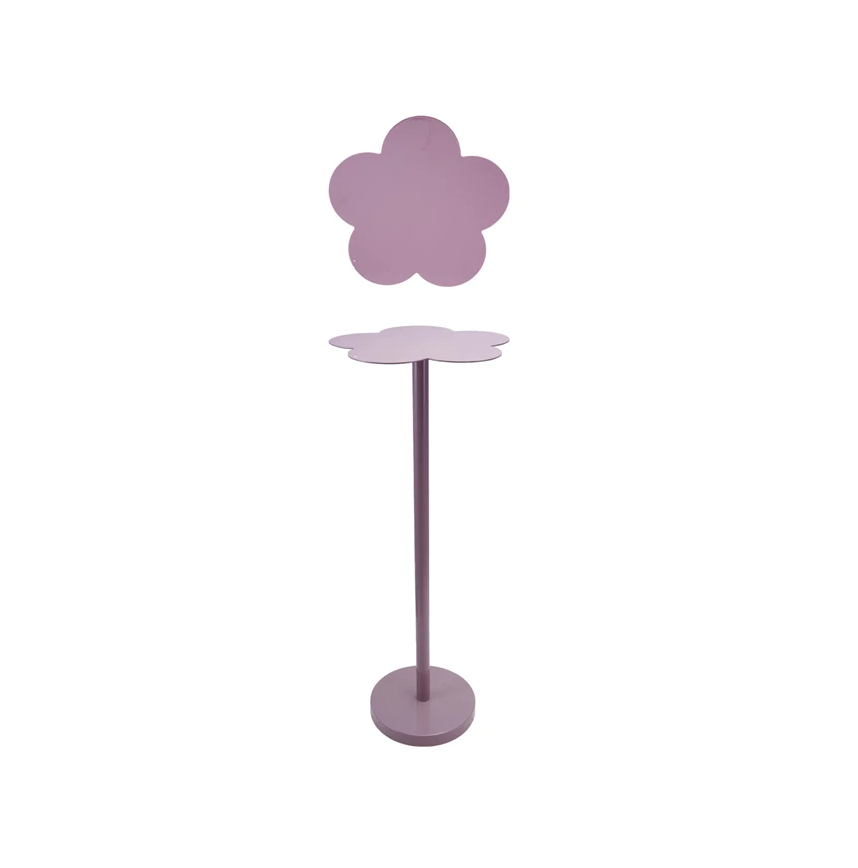 METAL SHAPED MARTINI TABLE -LAVANDER