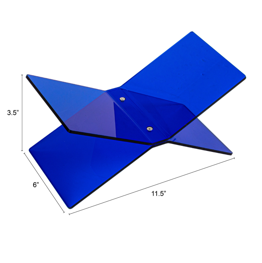 Acrylic Book Holder, Blue