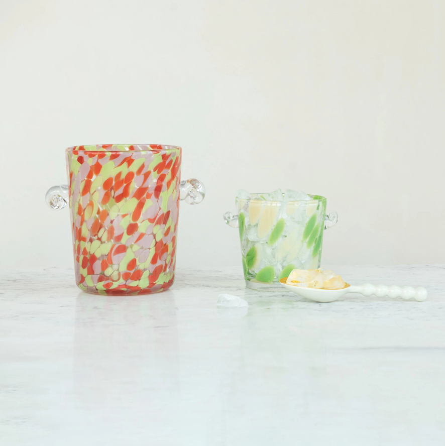 CONFETTI ICE BUCKET WITH HANDLE