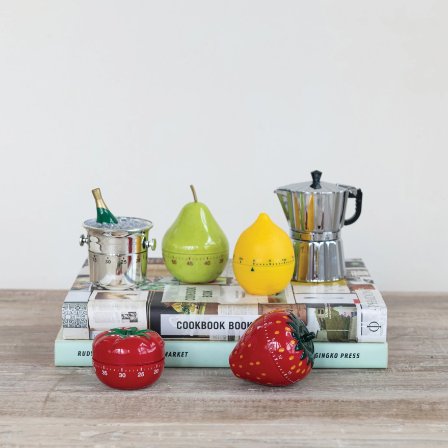PLASTIC LEMON SHAPED 60MIN TWIST TIMER