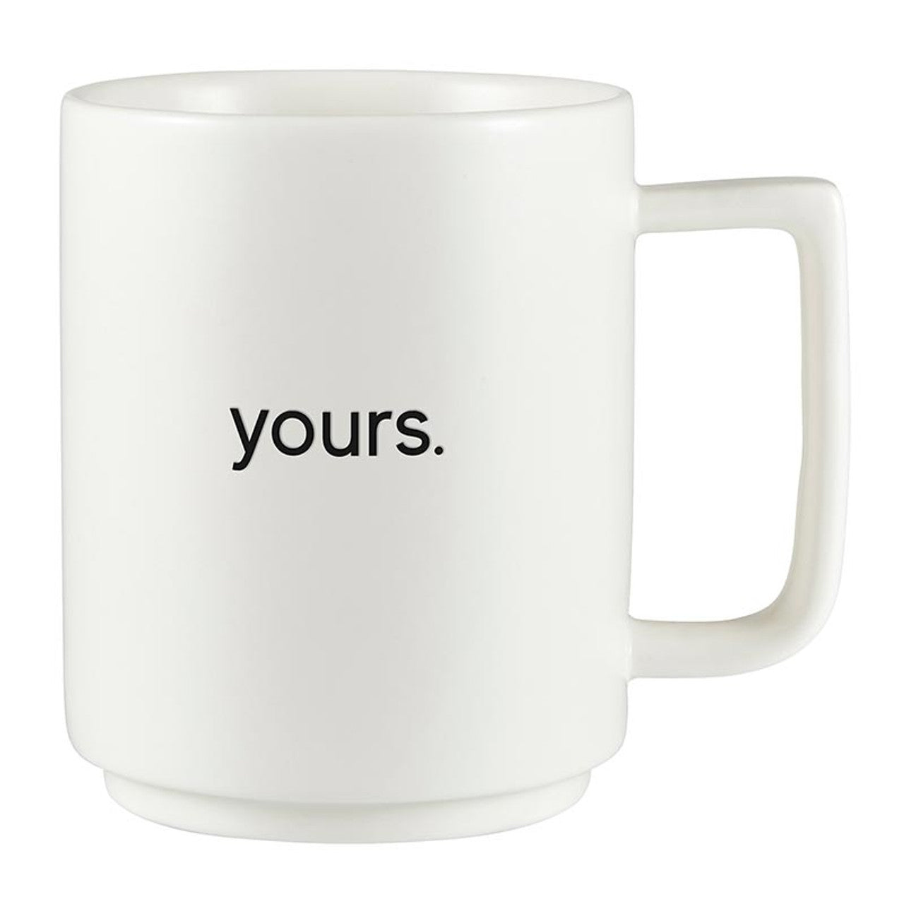 YOURS & MINE MUG SET 15 OZ
