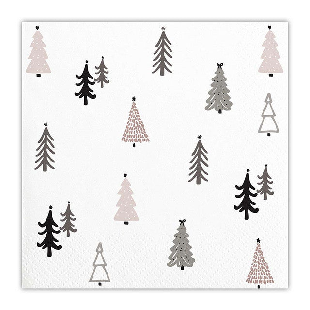 HOLIDAY CERAMIC TRAY WITH NAPKIN