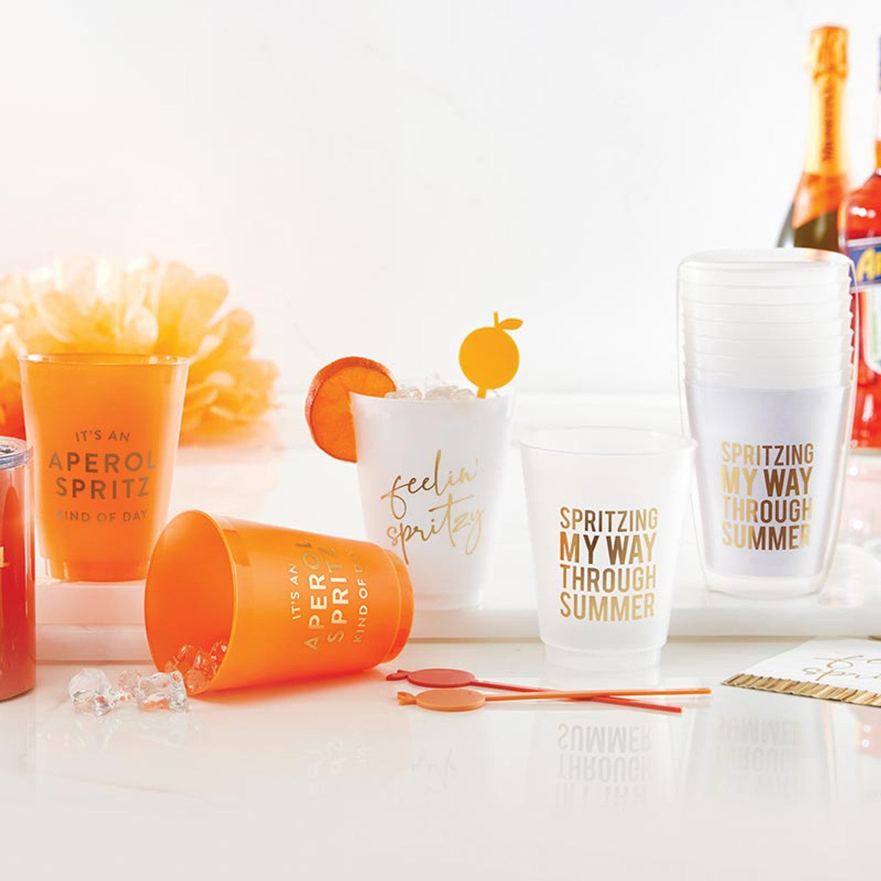 ORANGE STIR STICKS
