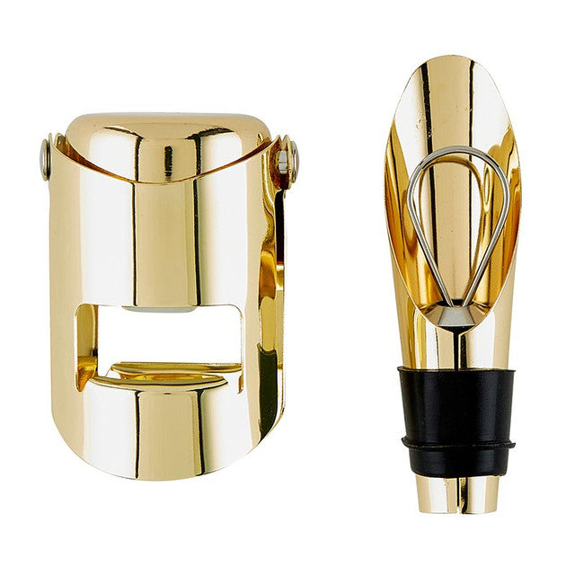 CHAMPAGNE STOPPER+POURER BOOK BOX-PROSECCO