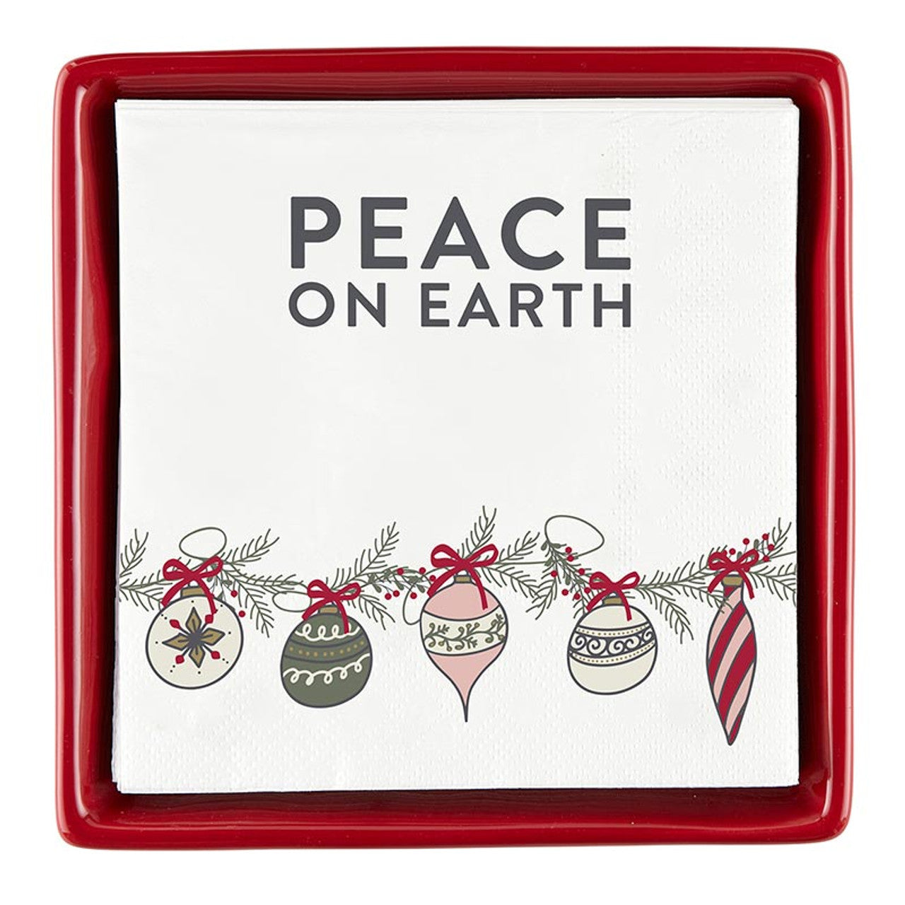 NAPKIN TRAY PEACE ON EARTH