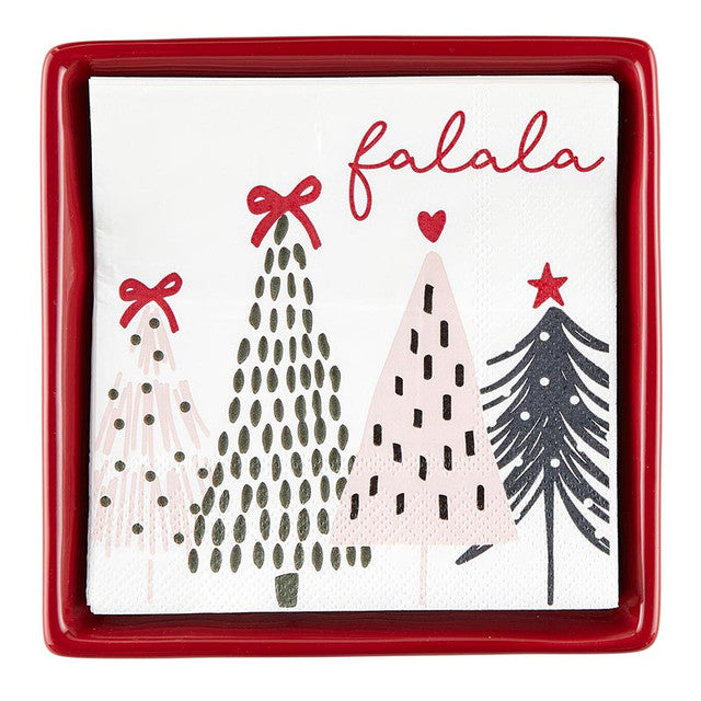 NAPKIN TRAY+NAPKIN FALALA TREES