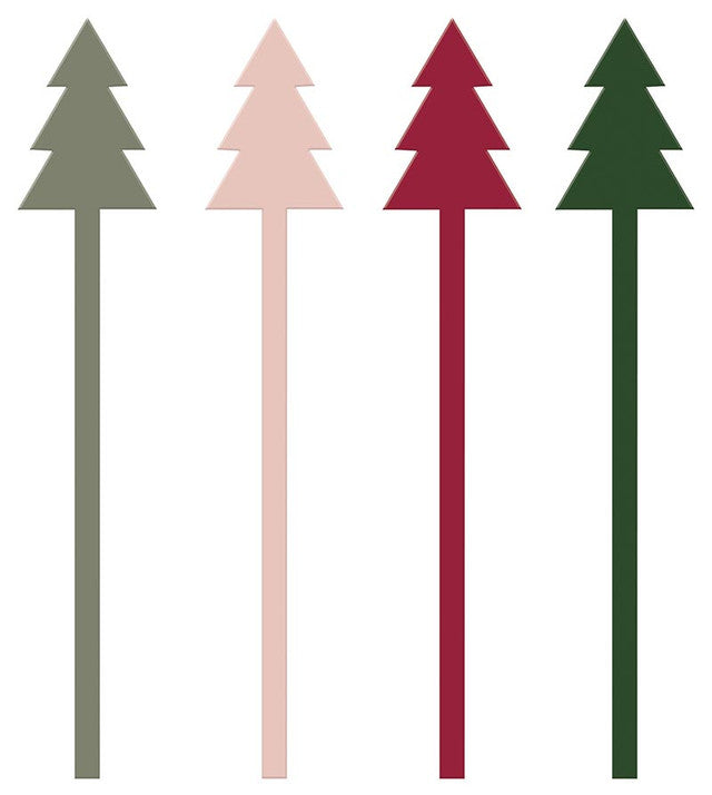 TREE STIR STICKS-SET4