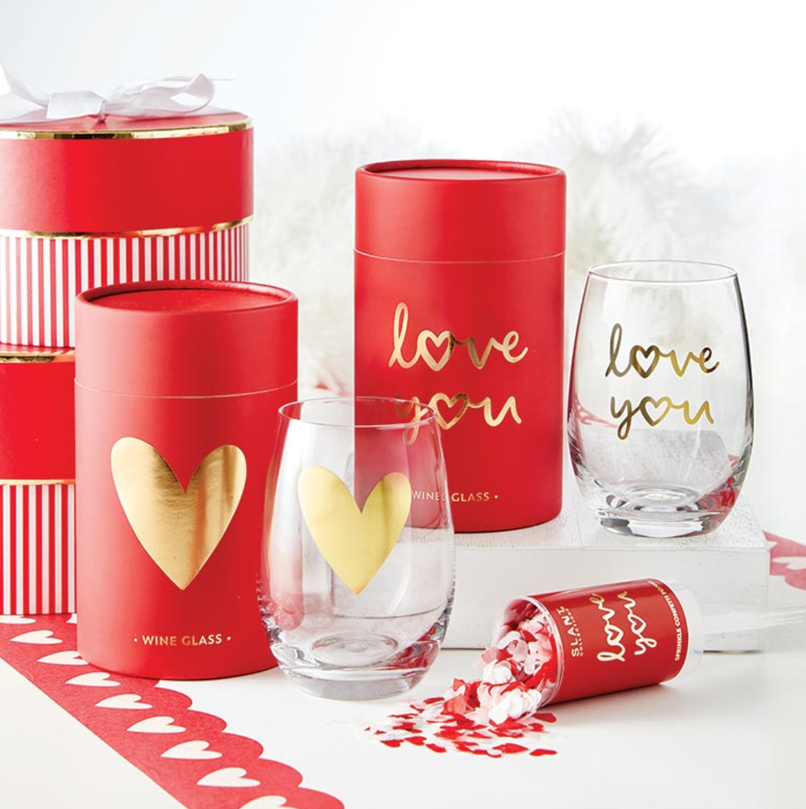 WINE GLASS LOVE YOU