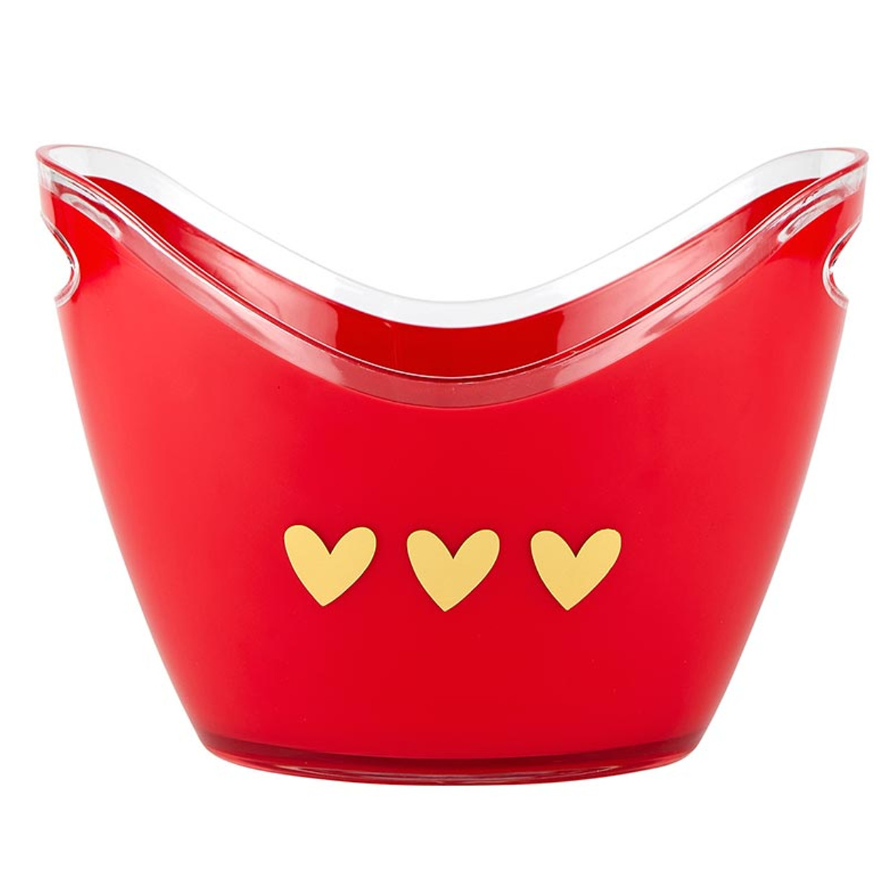 BEVERAGE BUCKET - HEARTS