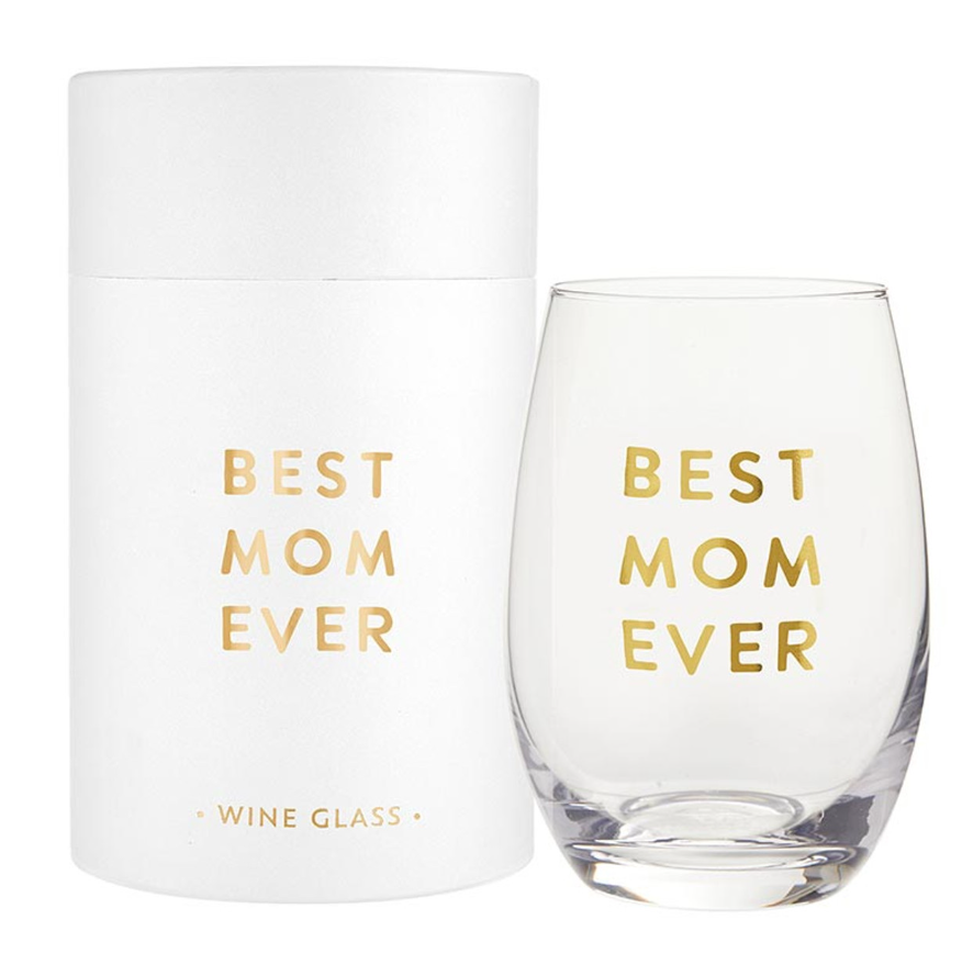 WINE GLASS -BEST MOM EVER
