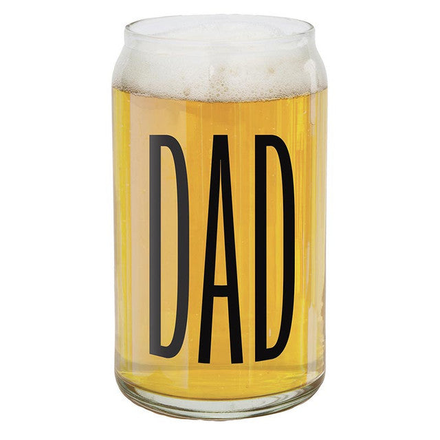 BEER CAN GLASS 16OZ-DAD