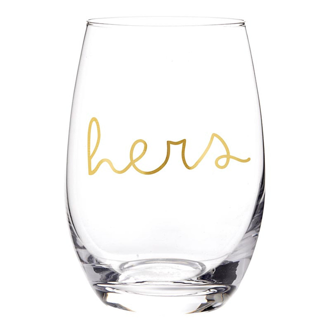 YOURS & MINE WINE GLASS SET