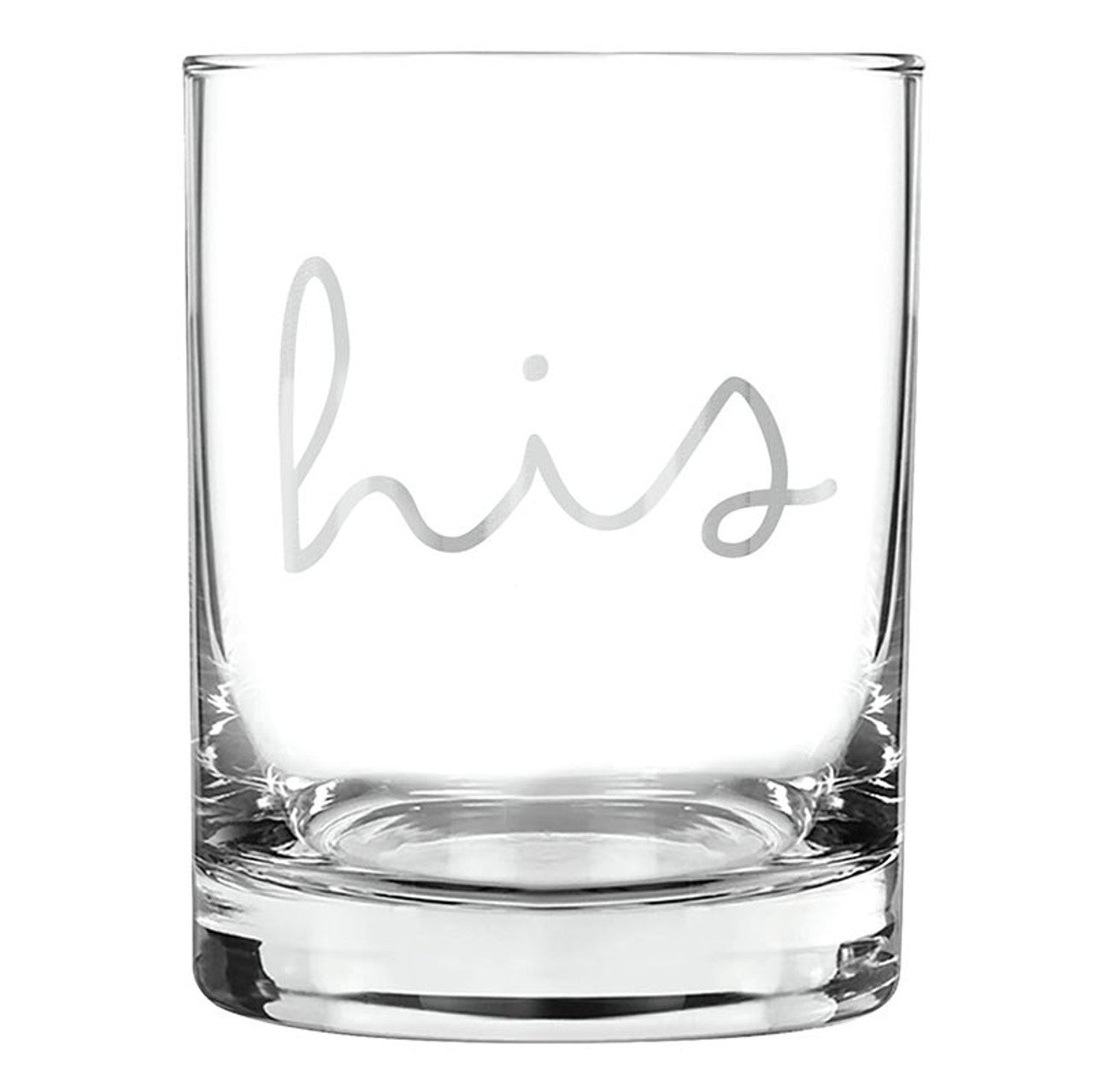 YOURS & MINE WINE GLASS SET