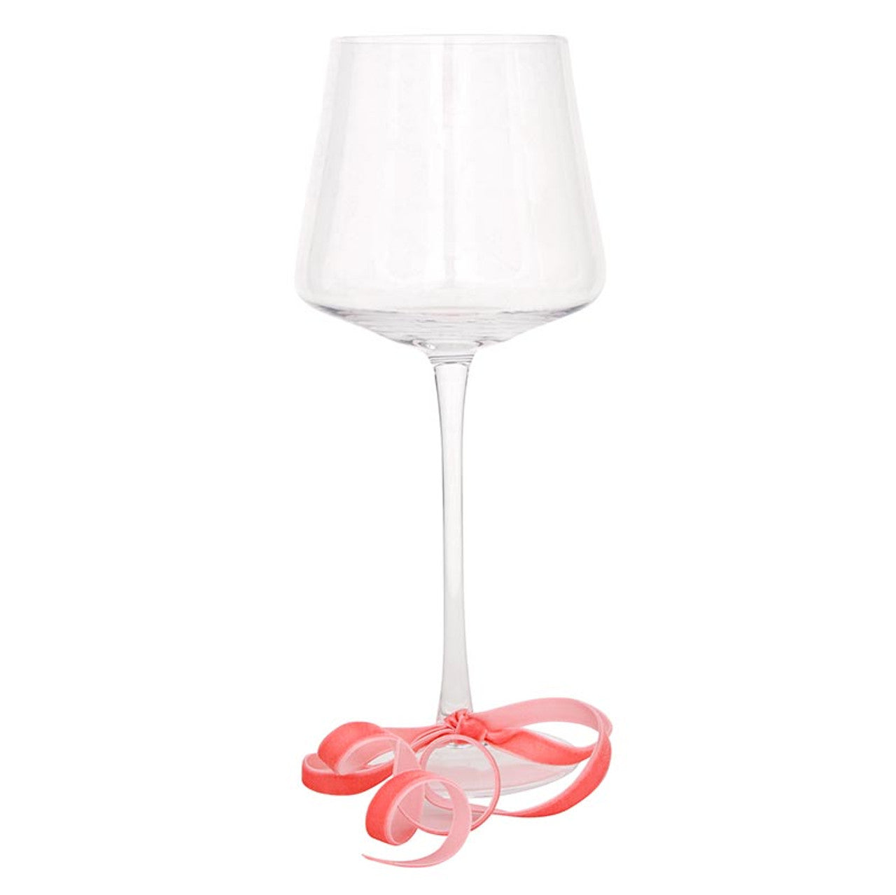 VELVET BOW DRINK WINE CHARMS SET OF 6