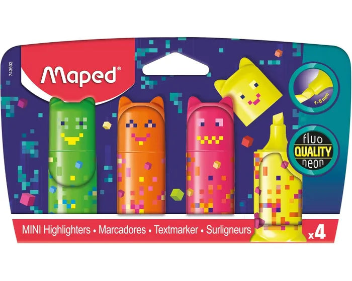 Maped Highlighter Pixel Party Pocket