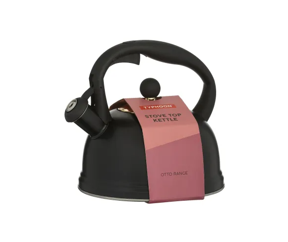 TYPHOON STOVETOP KETTLE BLACK 60 OZ
