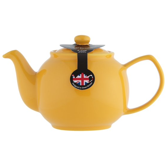 PRICE & KENSINGTON MUSTARD 6 CUP TEAPOT