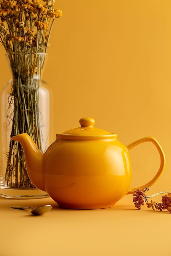 PRICE & KENSINGTON MUSTARD 6 CUP TEAPOT