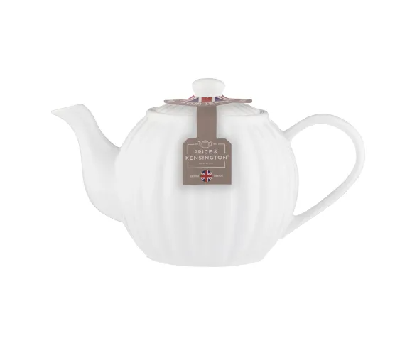 PRICE & KENSINGTON LUXE 6 CUP TEAPOT WHITE