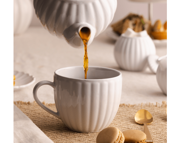 PRICE & KENSINGTON LUXE 6 CUP TEAPOT WHITE