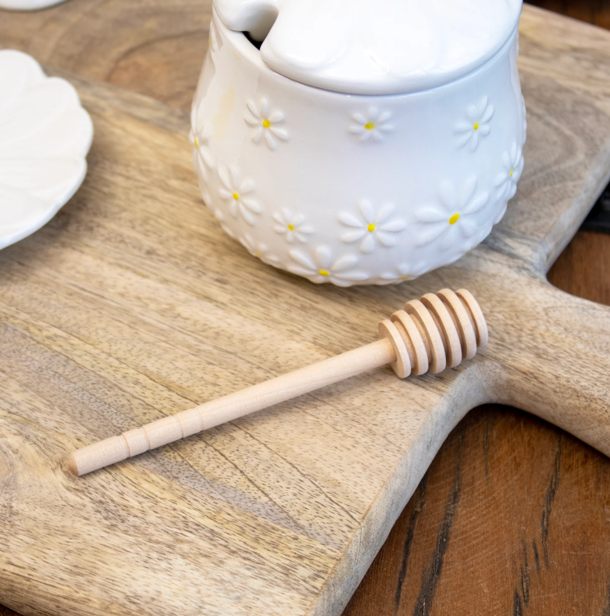 PRICE & KENSINGTON DAISY HONEY POT AND DRIZZLER