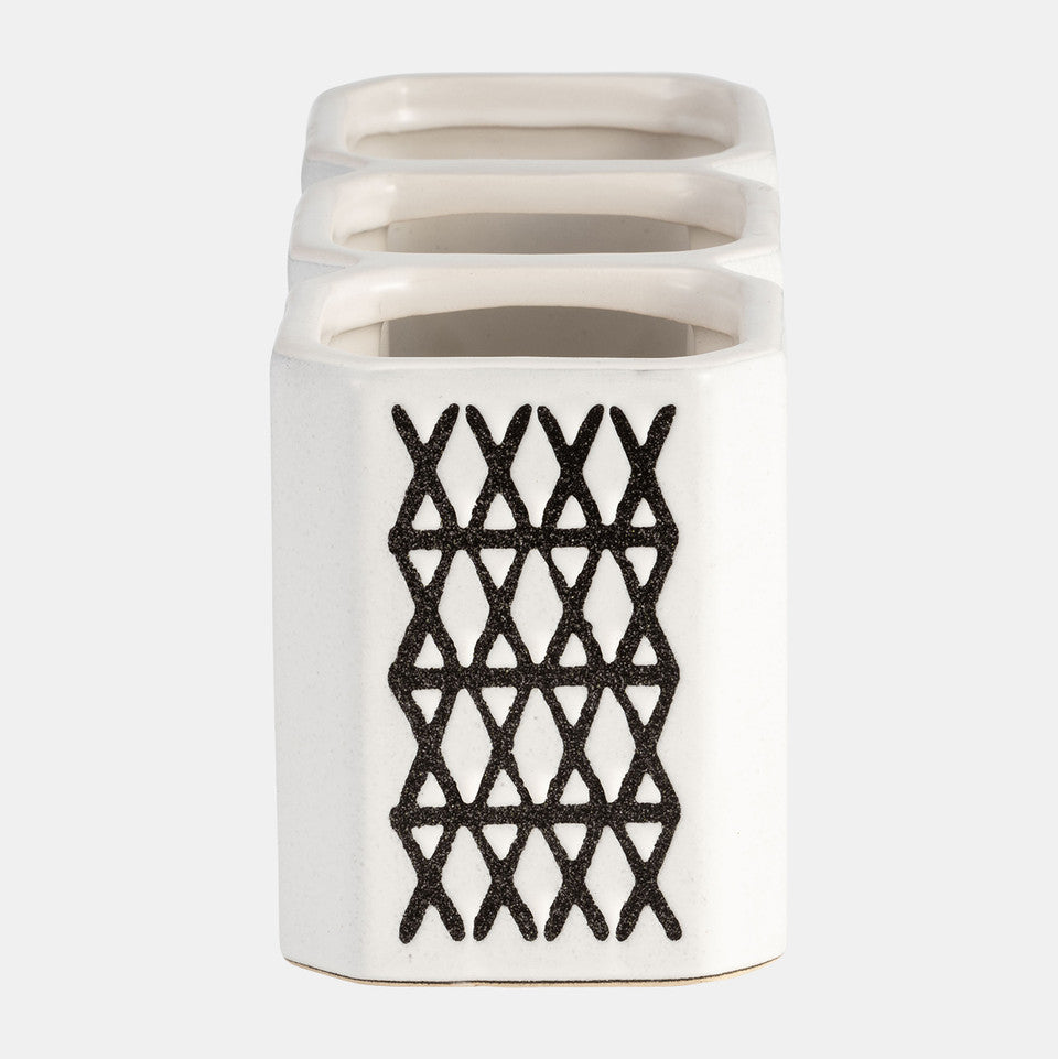 3CUP X-PEN HOLDER, BLACK