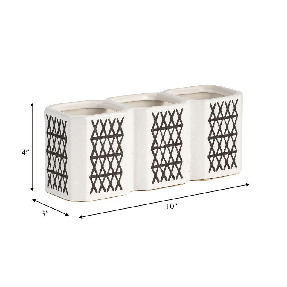 3CUP X-PEN HOLDER, BLACK