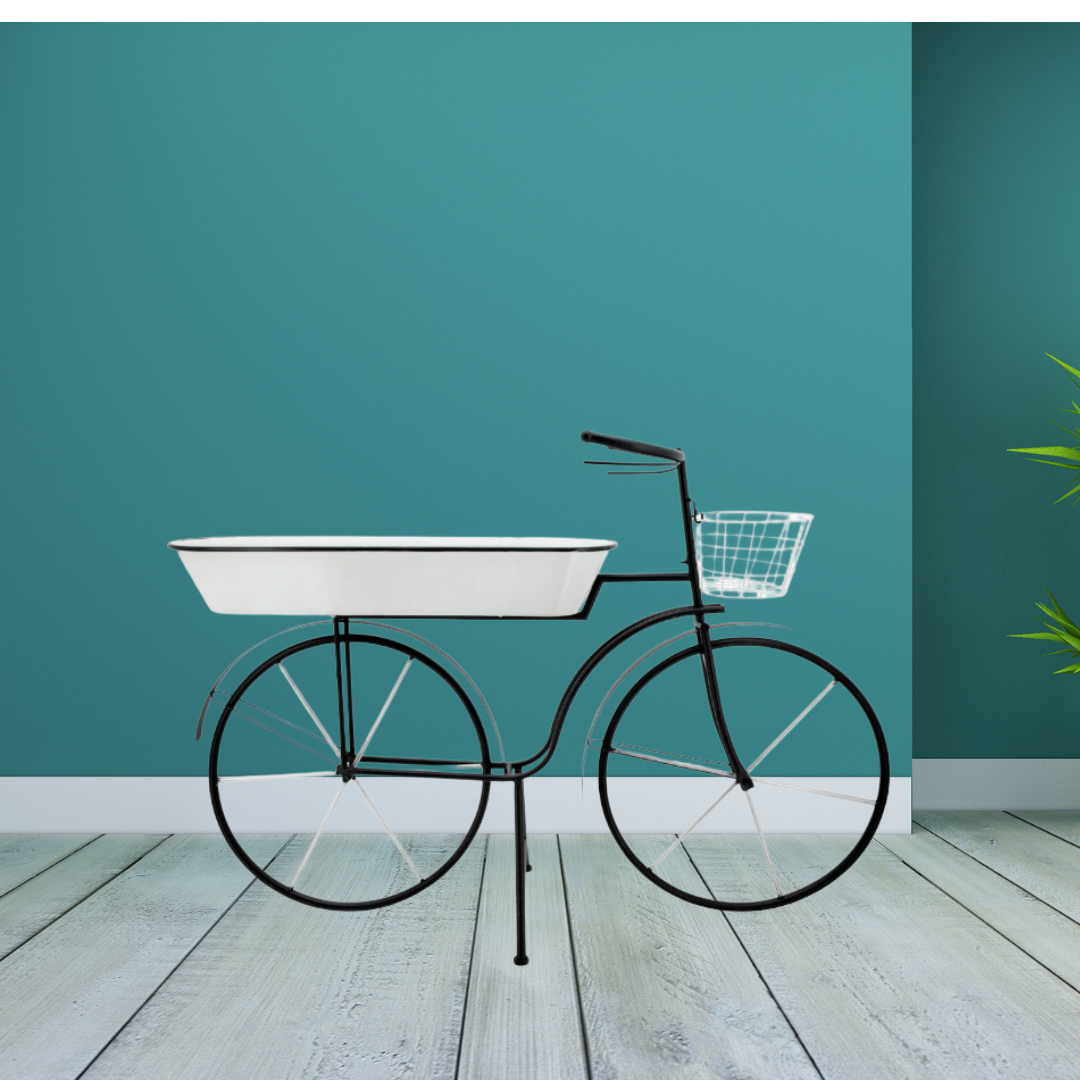 METAL 30" BIKE PLANTER
