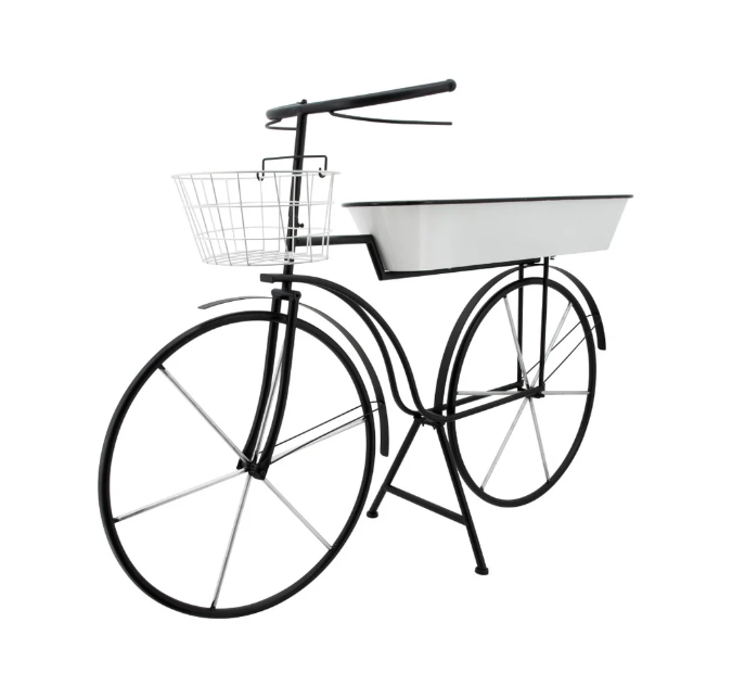 METAL 30" BIKE PLANTER