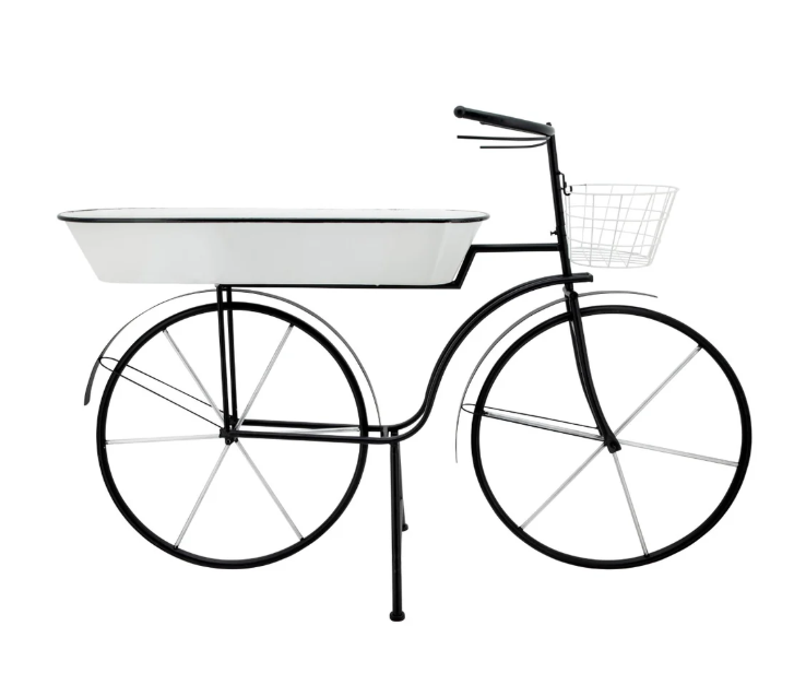 METAL 30" BIKE PLANTER