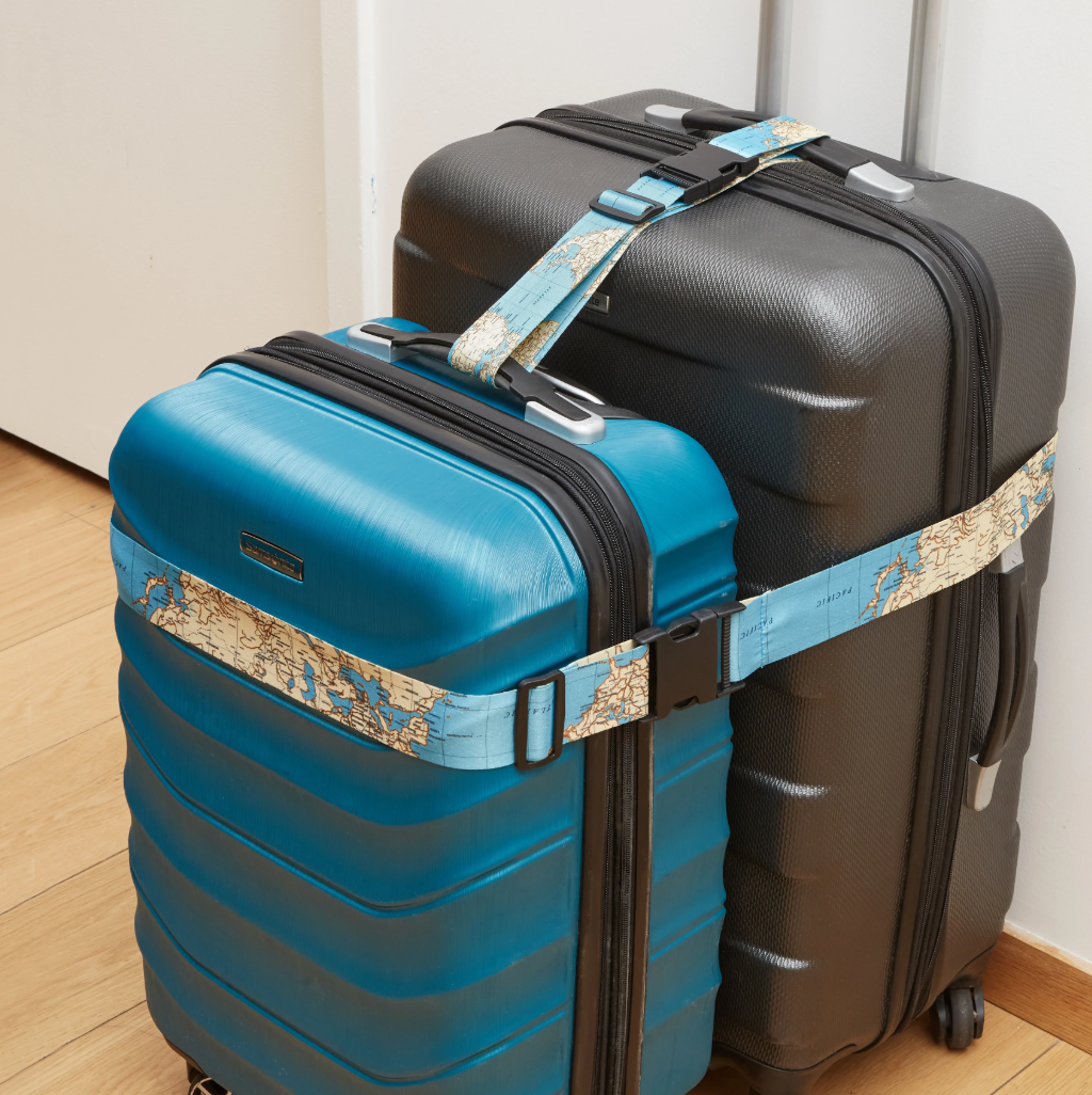 WORD TRAVELER LUGGAGE STRAPS