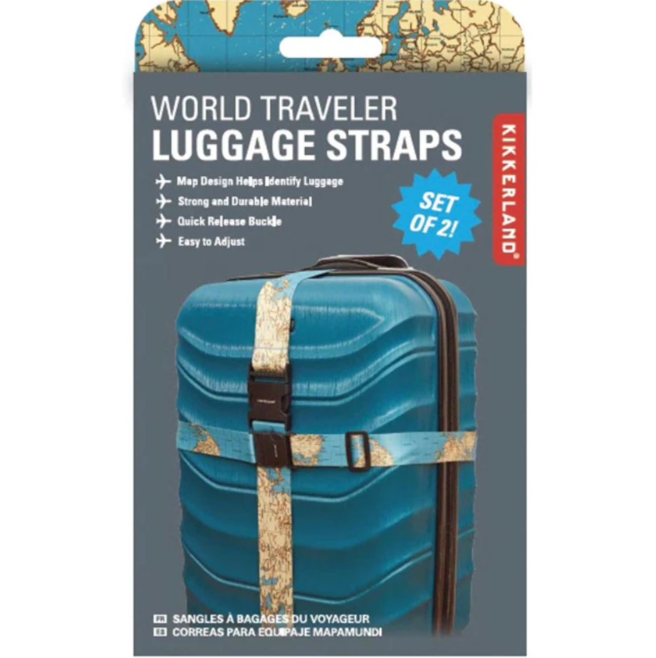 WORD TRAVELER LUGGAGE STRAPS