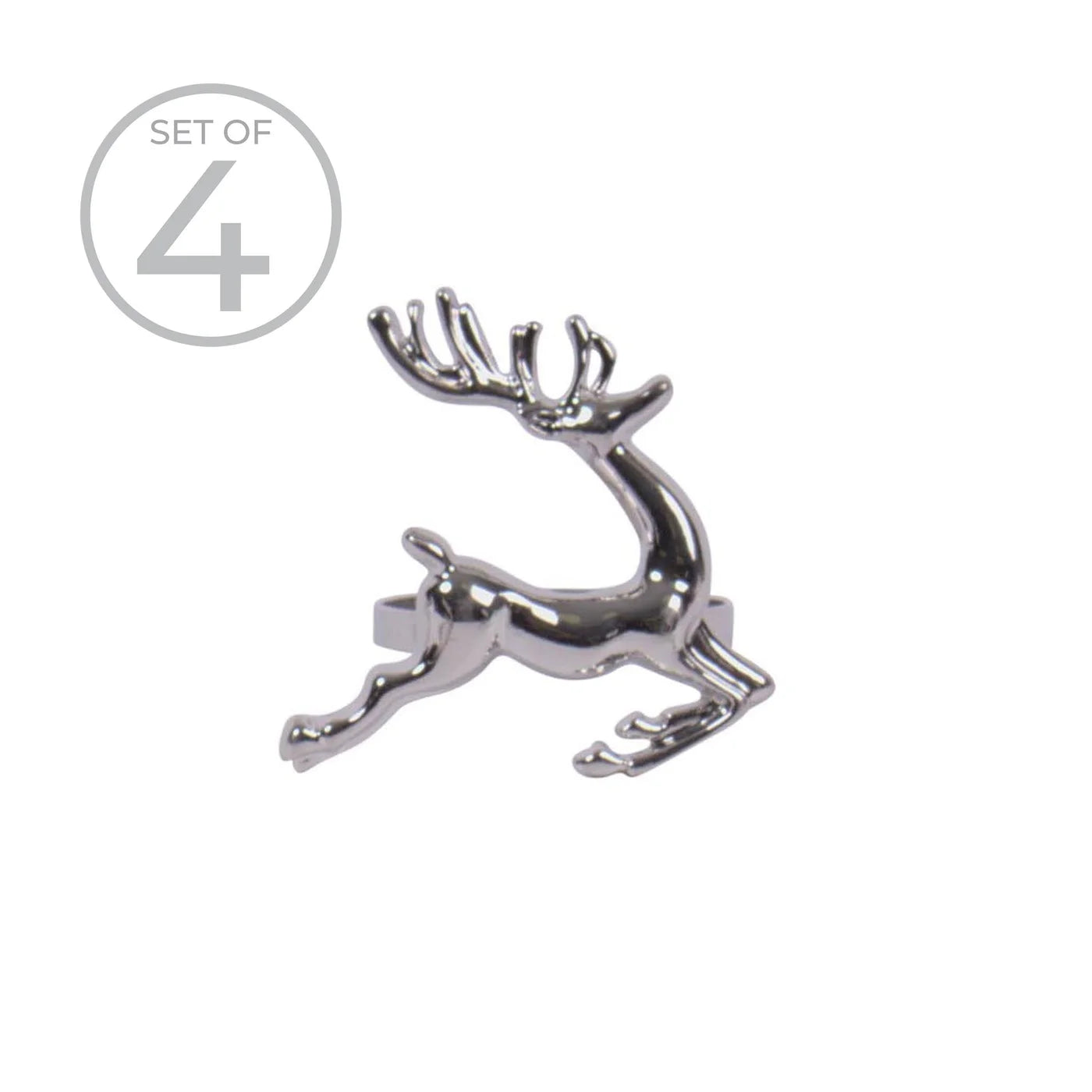 RUNNING REINDEER NAPKIN RINGS