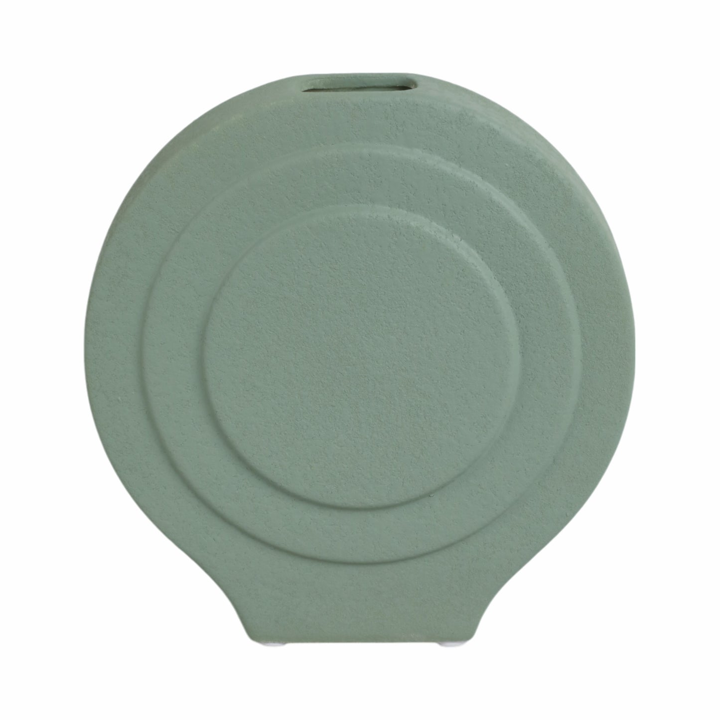 DOL 7" ROUND VASE DARK SAGE