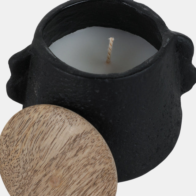 BALSAM & MYRRH EARED CANDLE WITH LID 8 OZ
