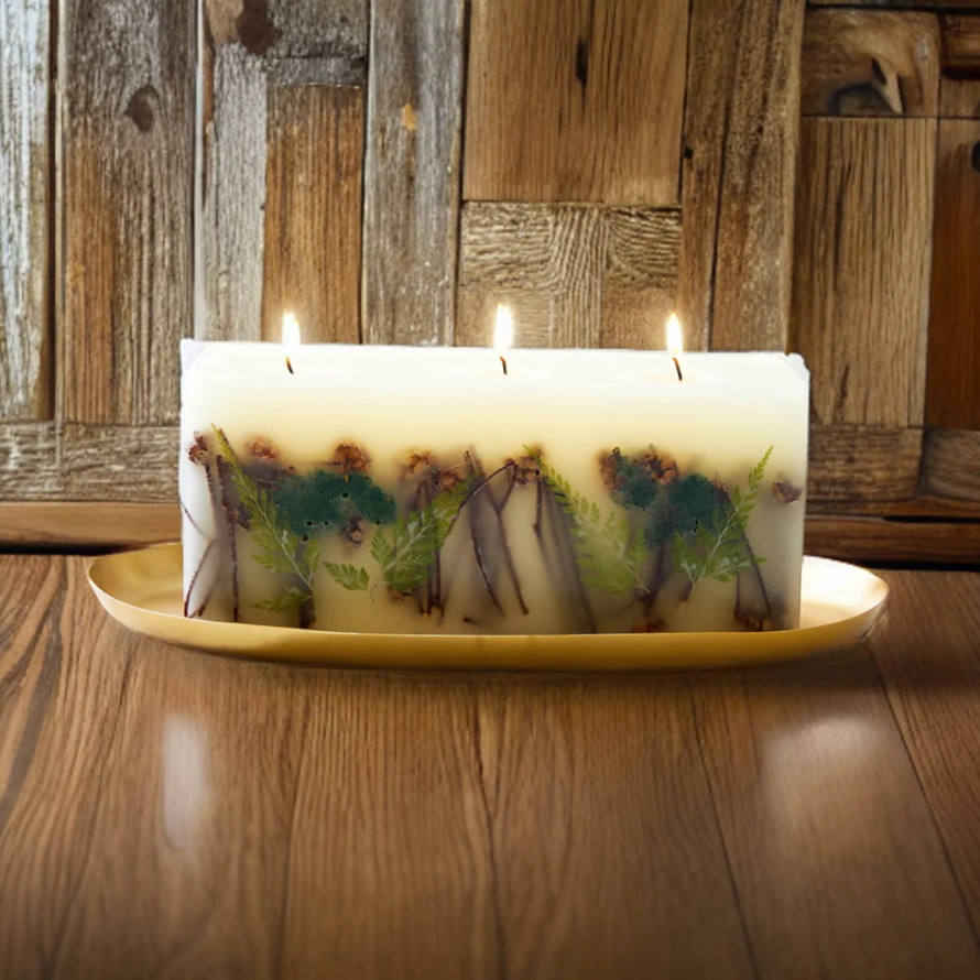 BRICK BOTANICAL CANDLE - FOREST