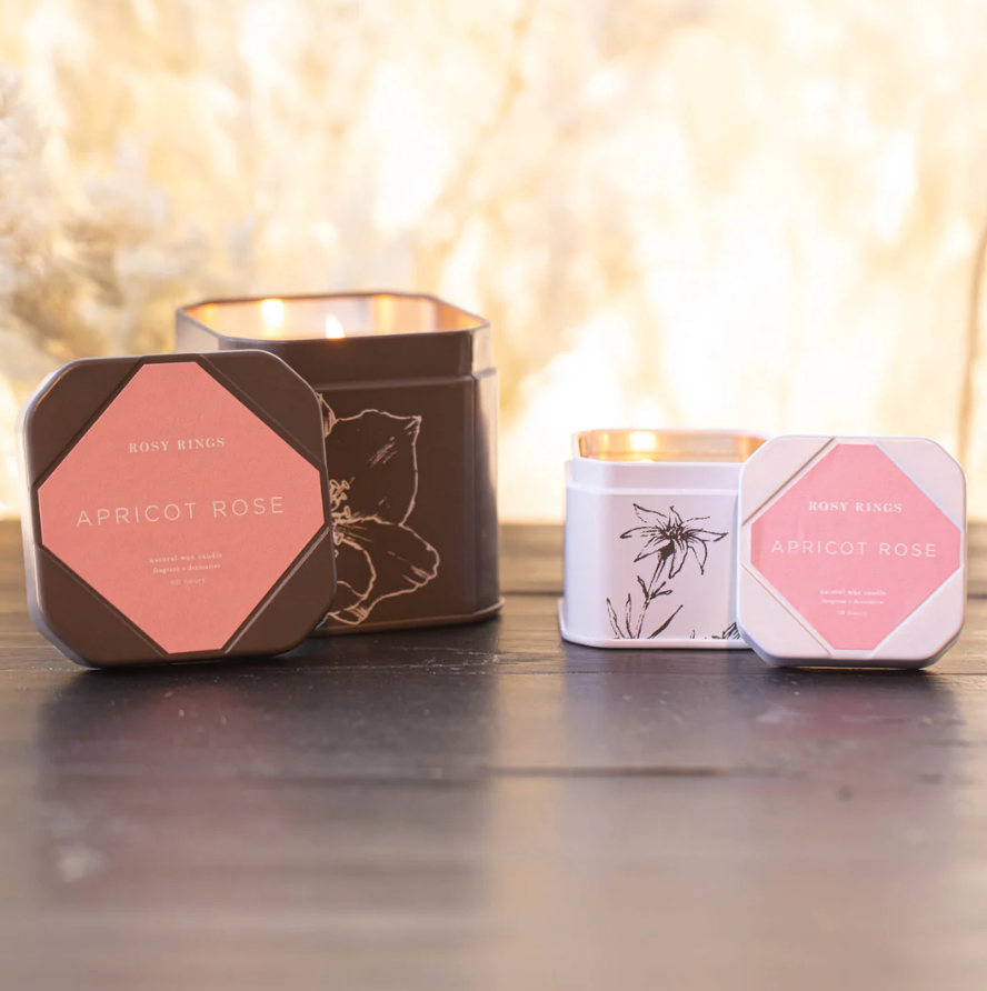 APRICOT ROSE SIGNATURE TIN